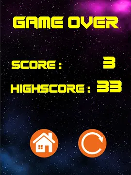 Mr. Space - หน้าจอ