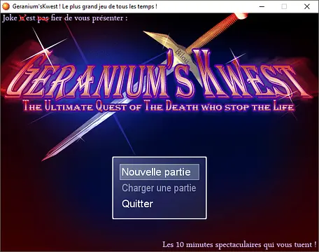 Joue à Geranium’s Kwest