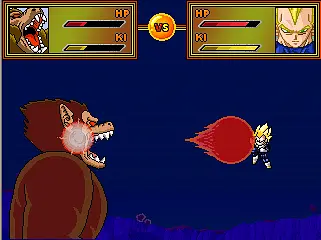 DB -US -Oozaru Fight - Imej