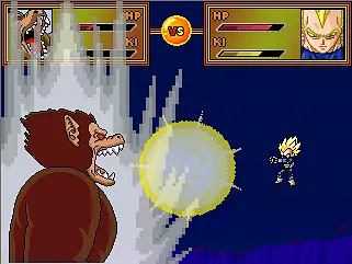 DB -US -Oozaru Fight - Στιγμιότυπα