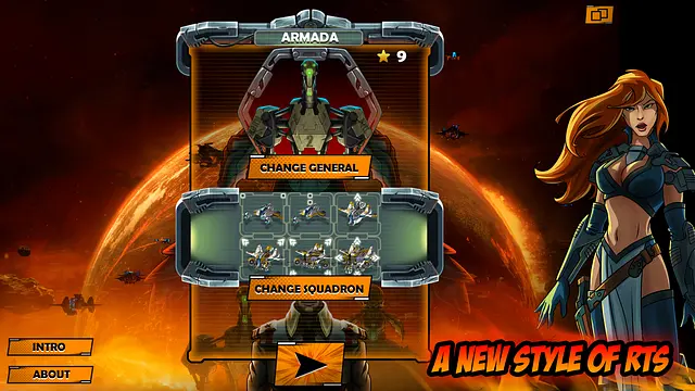 Kwarn Armada Tactics - หน้าจอ
