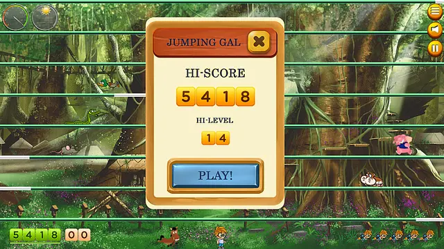 Jumping Gal - Gambar