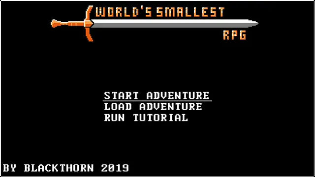 World's Smallest RPG - 作品