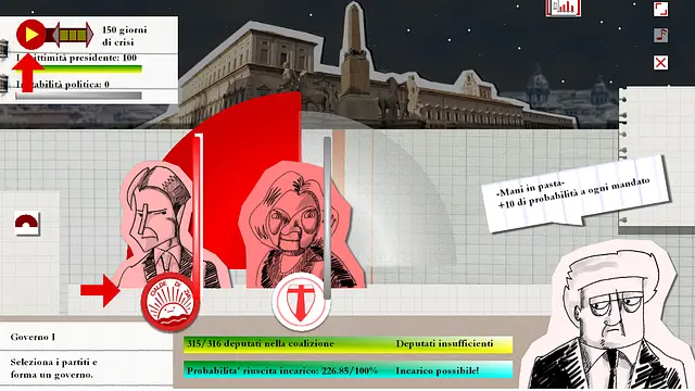 Crisi di Governo Sim. - Immagini