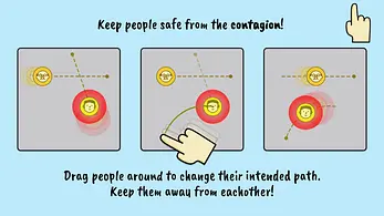 Safe Distance Sq. 😷 - Gambar