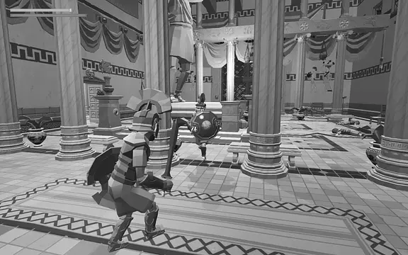 Black and white roman   - หน้าจอ