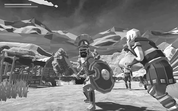 Black and white roman   - الشاشات