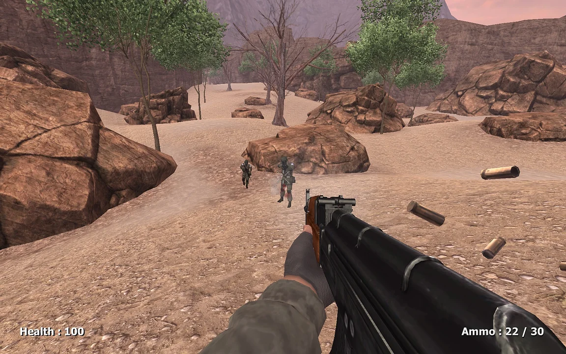 เล่น Soldier of Sahara FPS web