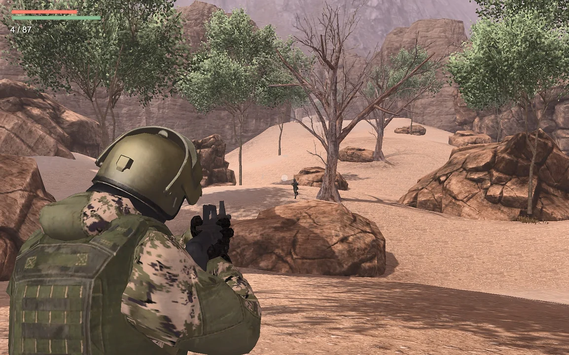 Spela Soldier of Sahara: Web
