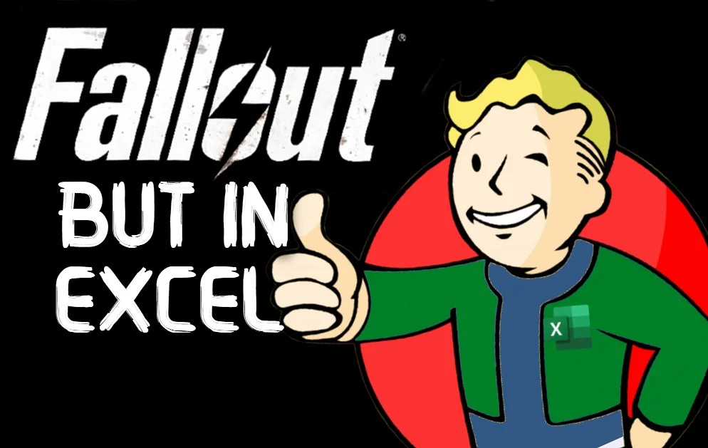 بازی کن Fallout in Excel