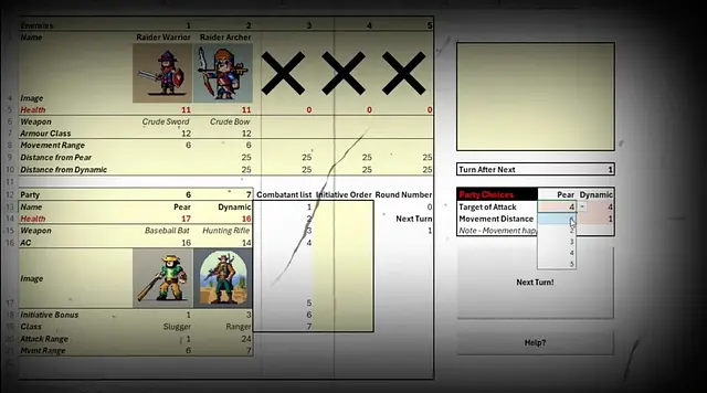Fallout in Excel - Gambar