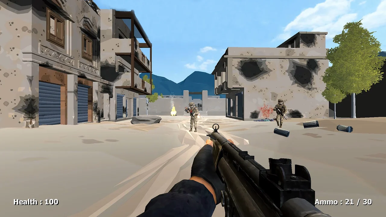 العب The Lonesome shooter: web