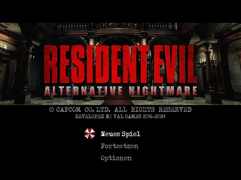 Resident Evil - AN - หน้าจอ
