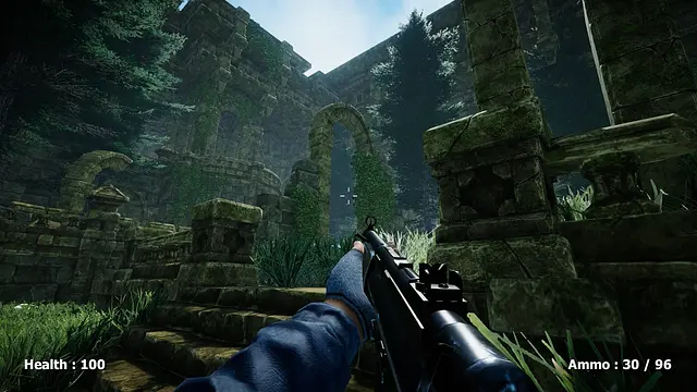 Soldier of Ruins: Temple  - Gambar