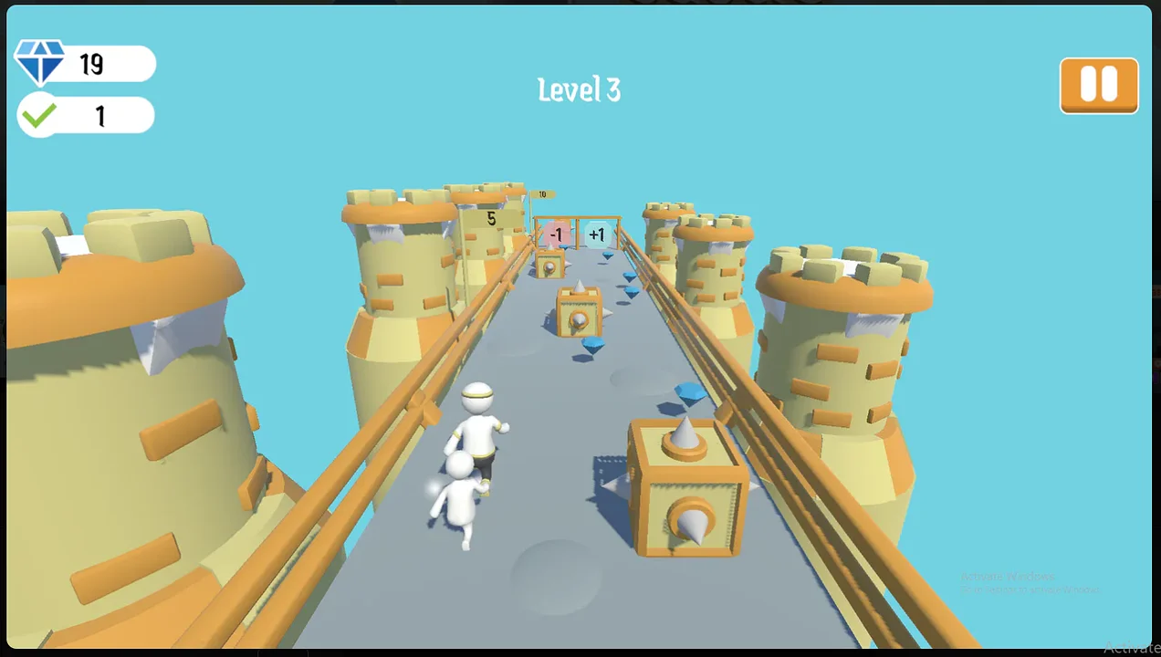 Graj w Castle Run (3D / HTML5) v16
