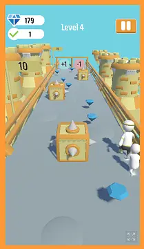 Castle Run (3D / HTML5) v16 - หน้าจอ