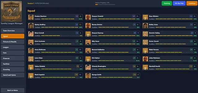 Sunday League Manager - Imagens