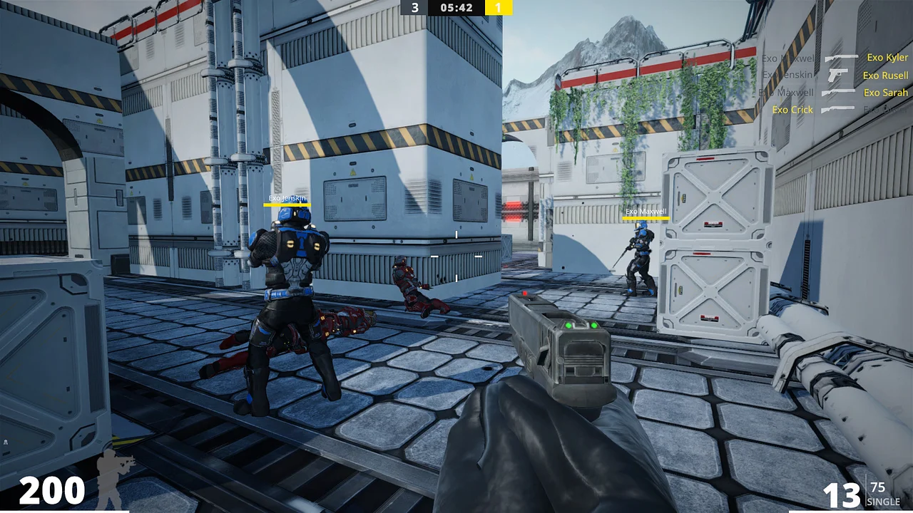 Spela Project Exo Assault web