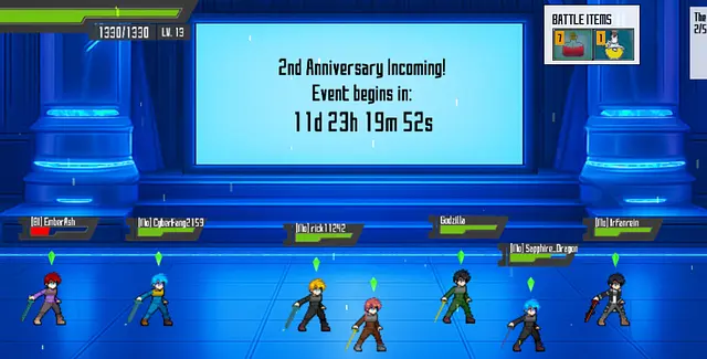 Sword Pixel Online - الشاشات