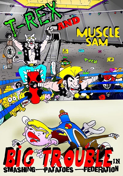 Laruin ang T-Rex and Muscle Sam
