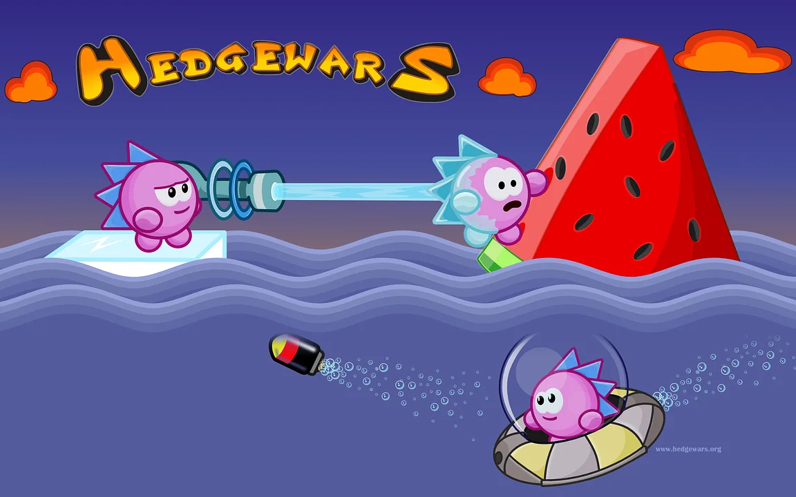 玩 Hedgewars