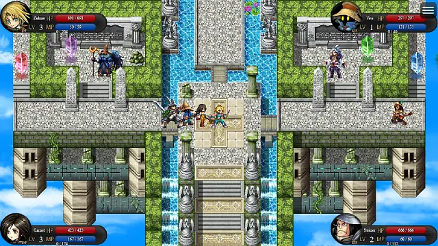 Final Fantasy  Pixel  - الشاشات