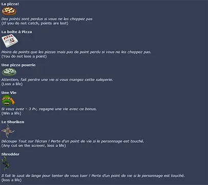 Tortues Ninja - Zrzuty ekranu