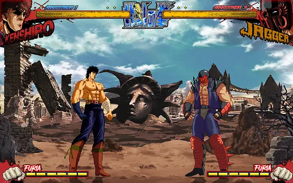 Hokuto no Ken Mikehaggar - الشاشات