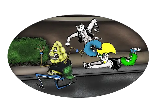 TREX and Muscle SAM: ANK! - Afbeeldingen