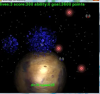 space game 2 demo - الشاشات