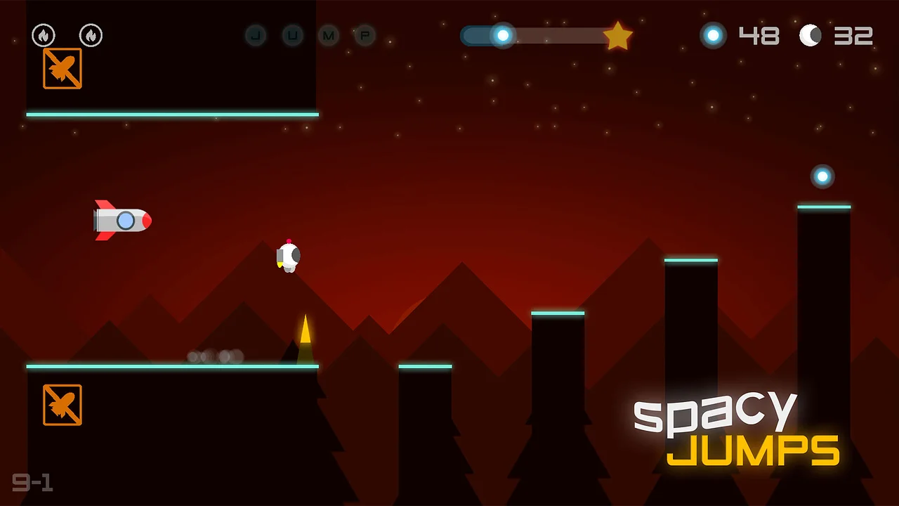 Speel Spacy Jumps