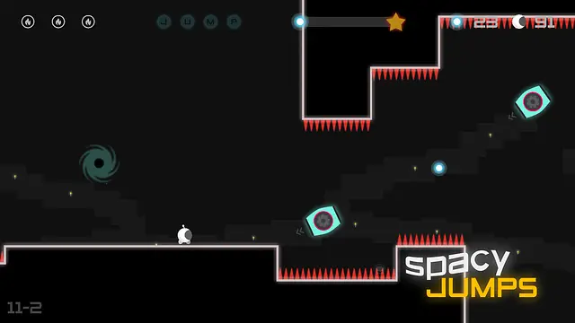 Spacy Jumps - الشاشات