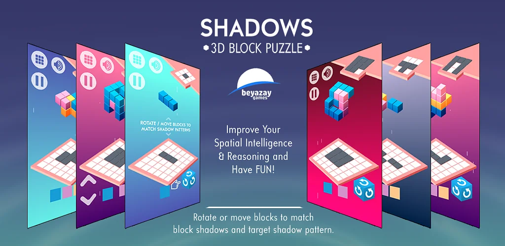بازی کن Shadows - 3D Block Puzzle