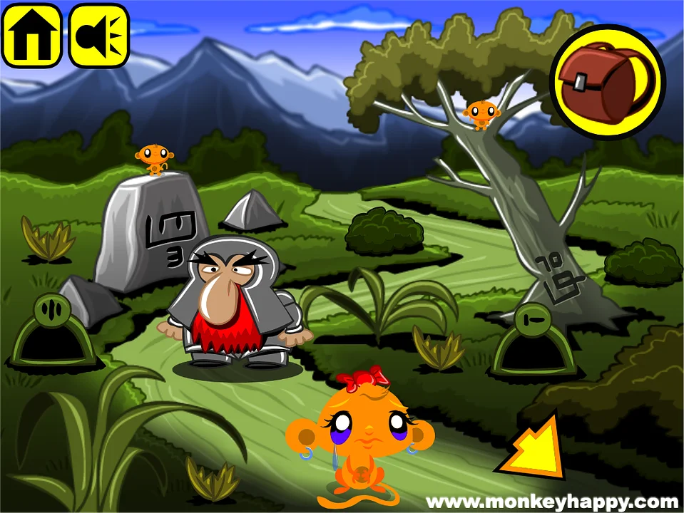 Spela Monkey GO Happy