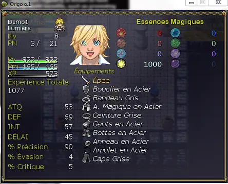 Origo - หน้าจอ